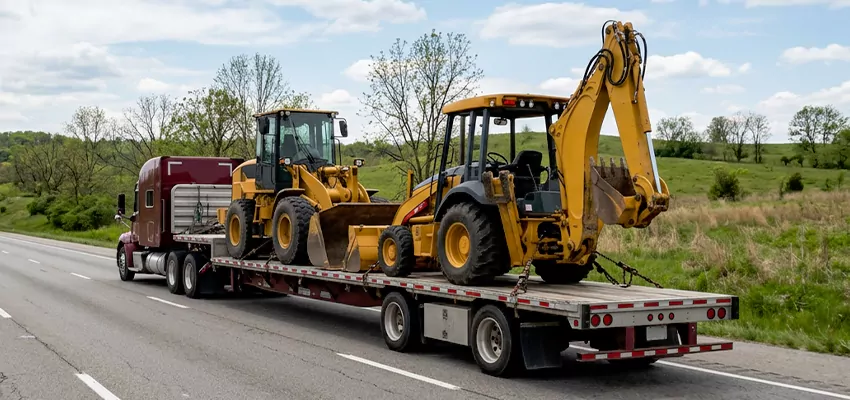 Loader and Backhoe Tractors Transport South Carolina